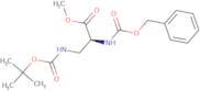 Methyl 2-(S)-[N-[(Benzyloxy)carbonyl]amino-3-[N-[t-butyloxycarbonyl)amino]-propionate