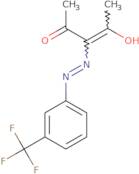 3-{2-[3-(Trifluoromethyl)phenyl]hydrazin-1-ylidene}pentane-2,4-dione