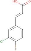 3-Chloro-4-fluorocinnamic acid