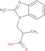 2-Methyl-3-(2-methyl-benzoimidazol-1-yl)-propionic acid