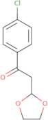 1-(4-Chloro-phenyl)-2-(1,3-dioxolan-2-yl)-ethanone