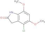 4-Chloro-5,7-dimethoxyindolin-2-one