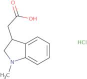 2-(1-Methyl-2,3-dihydro-1H-indol-3-yl)acetic acid hydrochloride