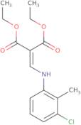 Diethyl 2-[(3-chloro-2-methylanilino)methylene]malonate