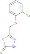 5-(2-Chlorophenoxymethyl)-1,3,4-oxadiazole-2-thiol