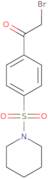 2-Bromo-1-[4-(piperidine-1-sulfonyl)phenyl]ethan-1-one