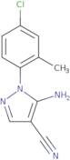 5-Amino-1-(4-chloro-2-methyl-phenyl)-1H-pyrazole-4-carbonitrile