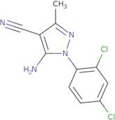 5-Amino-4-cyano-1-(2,4-dichlorophenyl)-3-methyl-1H-pyrazole