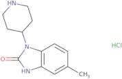 5-Methyl-1-(piperidin-4-yl)-1H-benzo[D]imidazol-2(3H)-one hydrochloride