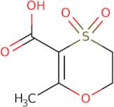 5,​6-Ddihydro-​2-​methyl-​1,​4-​oxathiin-​3-​carboxylic acid 4,​4-​dioxide