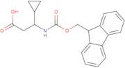 3-Cyclopropyl-3-({[(9H-fluoren-9-yl)methoxy]carbonyl}amino)propanoic acid