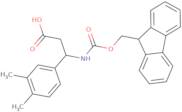 3-((((9H-Fluoren-9-yl)methoxy)carbonyl)amino)-3-(3,4-dimethylphenyl)propanoic acid