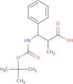 3-{[(tert-Butoxy)carbonyl]amino}-2-methyl-3-phenylpropanoic acid