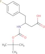 3-((tert-Butoxycarbonyl)amino)-4-(4-fluorophenyl)butanoic acid