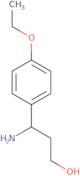 3-Amino-3-(4-ethoxyphenyl)propan-1-ol