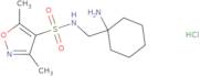 N-[(1-Aminocyclohexyl)methyl]-3,5-dimethyl-1,2-oxazole-4-sulfonamide hydrochloride