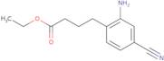 4-(2-amino-4-cyano-phenyl)-butyric acid ethyl ester
