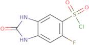 6-Fluoro-2-oxo-2,3-dihydro-1H-benzimidazole-5-sulfonyl chloride