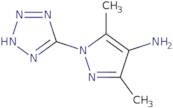 3,5-dimethyl-1-(1H-1,2,3,4-tetrazol-5-yl)-1H-pyrazol-4-amine