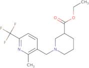 Ethyl 1-{[2-methyl-6-(trifluoromethyl)pyridin-3-yl]methyl}piperidine-3-carboxylate