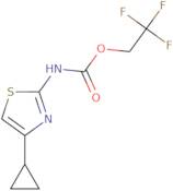 2,2,2-Trifluoroethyl N-(4-cyclopropyl-1,3-thiazol-2-yl)carbamate