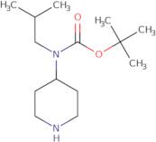 tert-Butyl N-(2-methylpropyl)-N-(piperidin-4-yl)carbamate