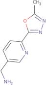 [6-(5-Methyl-1,3,4-oxadiazol-2-yl)pyridin-3-yl]methanamine