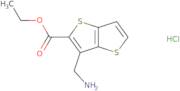 Ethyl 3-(aminomethyl)thieno[3,2-b]thiophene-2-carboxylate hydrochloride