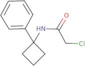 2-Chloro-N-(1-phenylcyclobutyl)acetamide