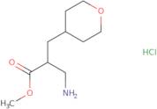 Methyl 3-amino-2-[(oxan-4-yl)methyl]propanoate hydrochloride