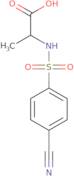 2-(4-Cyanobenzenesulfonamido)propanoic acid
