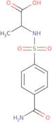 2-(4-Carbamoylbenzenesulfonamido)propanoic acid