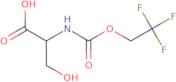 (2S)-3-Hydroxy-2-{[(2,2,2-trifluoroethoxy)carbonyl]amino}propanoic acid