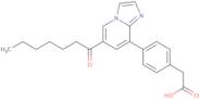 Heptanoylimidazol[1,2--A]]pyridin-8-yl)phenyl)acetic acid