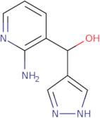 (2-Aminopyridin-3-yl)-(1H-pyrazol-4-yl)methanol