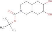 (4aS,8aR)-tert-Butyl 6,7-dihydroxyoctahydroisoquinoline-2(1H)- carboxylate