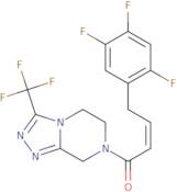 (2Z)-1-[5,6-Dihydro-3-(trifluoromethyl)-1,2,4-triazolo[4,3-α]pyrazin-7(8H)-yl]-4-(2,4,5-trifluorop…