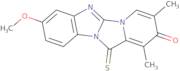 2,12-Dihydro-1,3-dimethyl-8-methoxy-12-thioxobenzo [4,5] pyrido [1,2-c] imidazo [1,2-a] imidazol-2-one