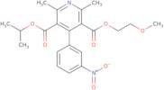 2,6-Dimethyl-4-(3-nitrophenyl)-3,5-pyridinedicarboxylic acid isopropyl 2-methoxyethyl ester