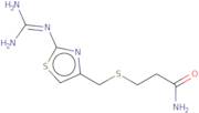 3-[[[2-[(Diaminomethylene)amino]-4-thiazolyl]methyl]thio]propanamide