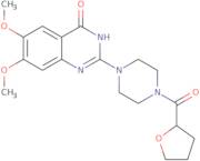 6,7-Dimethoxy-2-[4-[(tetrahydro-2-furanyl)carbonyl]-1-piperazinyl]-4(3H)-quinazolinone