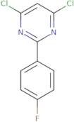 4,6-dichloro-2-(4-fluorophenyl)pyrimidine