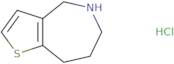 4H,5H,6H,7H,8H-Thieno[3,2-c]azepine hydrochloride