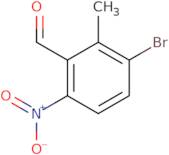 3-bromo-2-methyl-6-nitrobenzaldehyde
