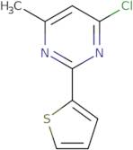 4-Chloro-6-methyl-2-(thiophen-2-yl)pyrimidine