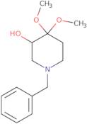 1-Benzyl-4,4-dimetoxypiperidn-3-ol