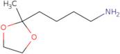 4-(2-Methyl-1,3-dioxolan-2-yl)butan-1-amine