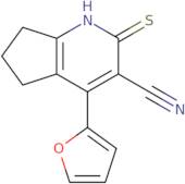 4-(Furan-2-yl)-2-sulfanyl-5H,6H,7H-cyclopenta[b]pyridine-3-carbonitrile