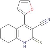 4-(Furan-2-yl)-2-sulfanyl-5,6,7,8-tetrahydroquinoline-3-carbonitrile