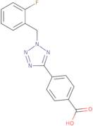 4-[2-(2-Fluoro-benzyl)-2H-tetrazol-5-yl]-benzoic acid